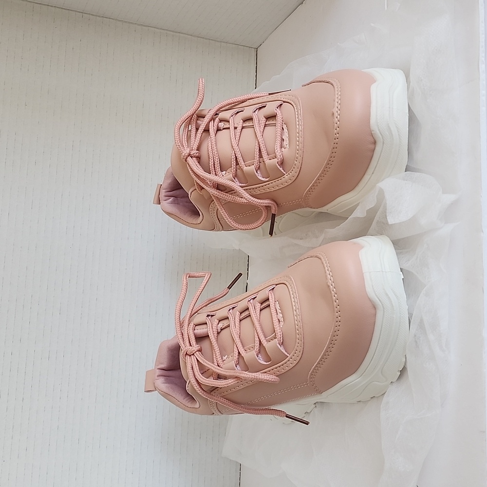 New Blush Color Fashion Sneakers